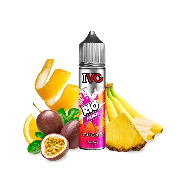 IVG Rio Rush 50ml 0 mg e-liquid shortfill