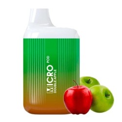 Micro Pod Disposable Vape Double Apple 20mg 600 Puff Mesh Coil