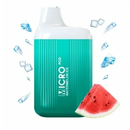 Micro Pod Disposable Vape Watermelon Ice 20mg 600 Puff Mesh Coil