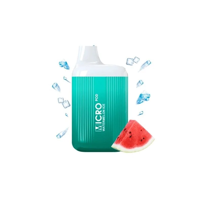 Micro Pod Disposable Vape Watermelon Ice 20mg 600 Puff Mesh Coil