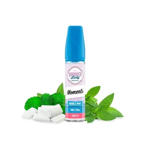 Dinner Lady Moments Bubble Mint 50ml 0 mg e-liquid