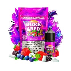 Oil4vap Pack of Sales Black And Red Bubblegum 30ml Salt 20mg 50/50 e-liquid