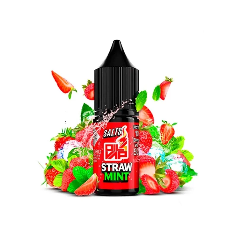 Oil4Vap Straw Mint Salts 10ml 20mg e-liquid