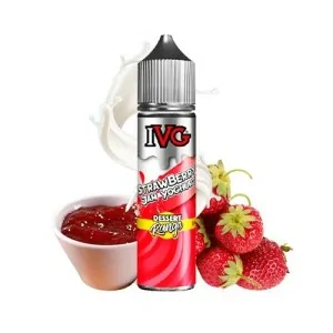IVG Dessert Strawberry Jam Yoghurt 50ml 0 mg e-liquid shortfill