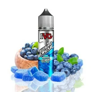 IVG Menthol Range Blueberry Crush 50ml 0 mg e-liquid shortfill