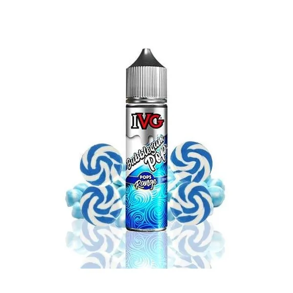 IVG Pops Range Bubblegum Lollipop 50ml 0 mg e-liquid shortfill