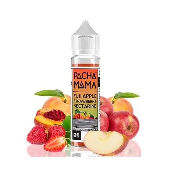 Pachamama Fuji Apple Strawberry Nectarine 50ml 0 mg e-liquid shortfill