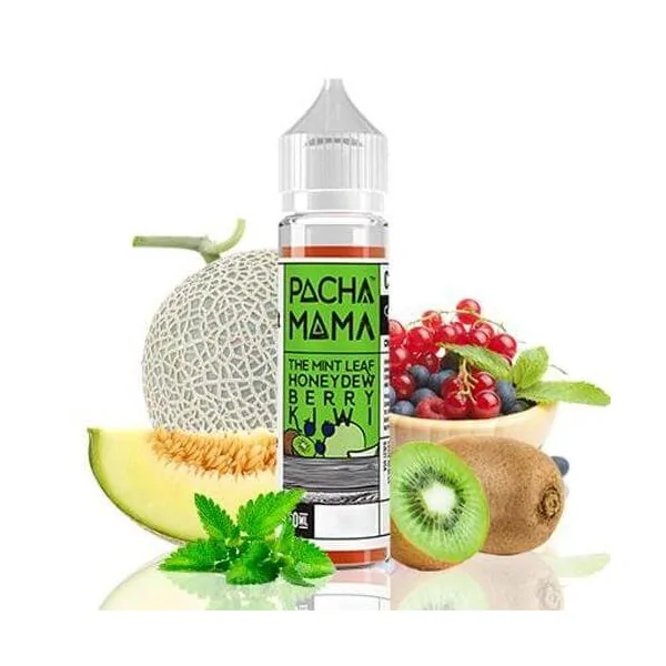 Pachamama The Mint Leaf Honeydew Berry Kiwi 50ml 0 mg e-liquid shortfill