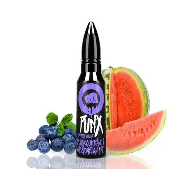 Riot Squad Punx Blackcurrant & Watermelon 50ml 0 mg e-liquid