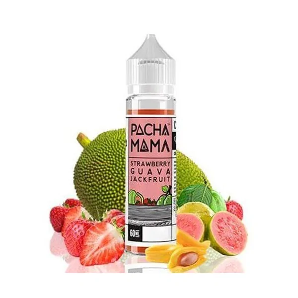 Pachamama Strawberry Guava Jackfruit 50ml 0 mg e-liquid shortfill