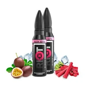 Riot Squad Deluxe Passionfruit Rhubarb 50ml (Pack 2) 0 mg e-liquid