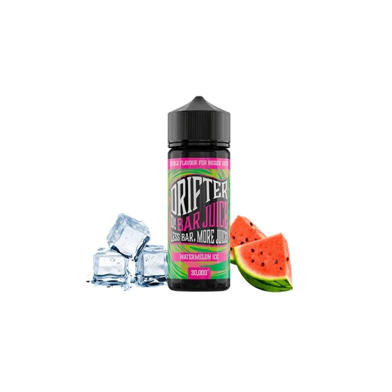 Juice Sauz Drifter Bar Watermelon Ice Nicotine E-liquid - Prefilled 120ml (3mg)