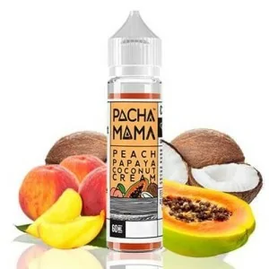 Pachamama Peach Papaya Coconut Cream 50ml 0 mg e-liquid shortfill