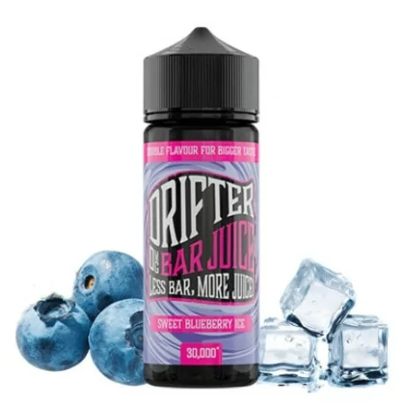 Prefilled Juice Sauz Drifter Bar Sweet Blueberry Ice 3mg 60/40 120ml Nicotine E-liquid