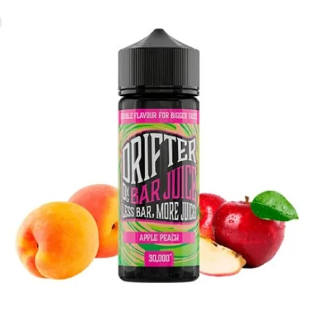 Prefilled Juice Sauz Drifter Bar Apple Peach 6mg 60/40 120ml Nicotine E-liquid