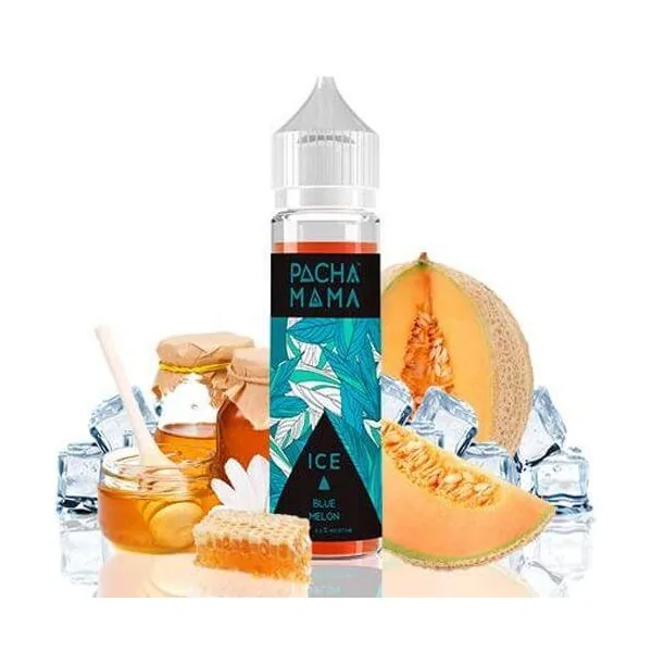 Pachamama Ice Blue Melon 50ml 0 mg e-liquid shortfill