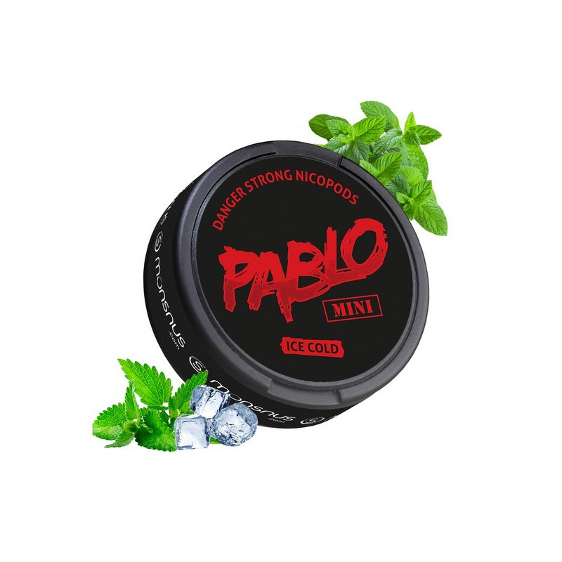 Snus Pablo Mini Ice Cold Nicotine Pouches - An Arctic Blast of Cooling ...