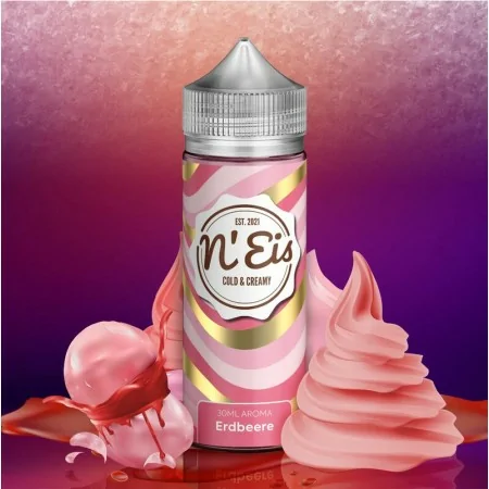 Nicotine E-liquids N'Eis - Erdbeere 3mg 60/40 120ml