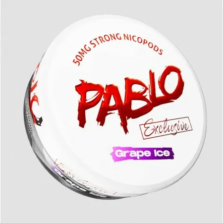 PABLO EXCLUSIVE GRAPE ICE 50mg Nicotine Pouches
