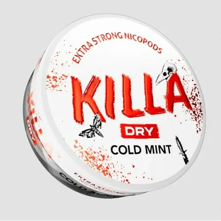 KILLA DRY COLD MINT 16mg Nicotine Pouches