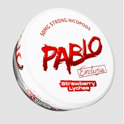 PABLO EXCLUSIVE STRAWBERRY LYCHEE 50mg Nicotine Pouches