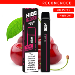 HIGS XL Cherry Ice Mesh-Coil Disposable - 900 Puffs, 20mg