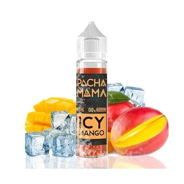 Pachamama Icy Mango 50ml 0 mg e-liquid shortfill