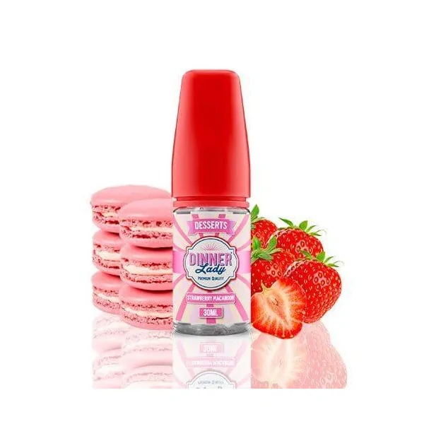 Dinner Lady Aroma Desserts Strawberry Macaroon 30ml