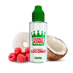 Donut King Raspberry Coconut 100ml 0mg E-liquid