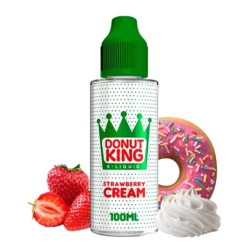 Donut King Strawberry Cream 100ml 0mg E-liquid