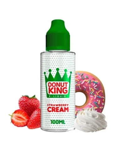 Donut King Strawberry Cream 100ml 0mg E-liquid