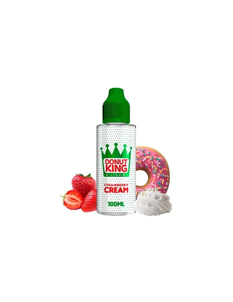 Donut King Strawberry Cream 100ml 0mg E-liquid