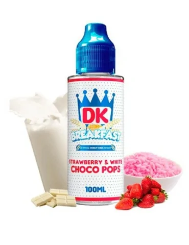 Donut King Breakfast Strawberry & White Choco Pops 100ml 0mg E-liquid