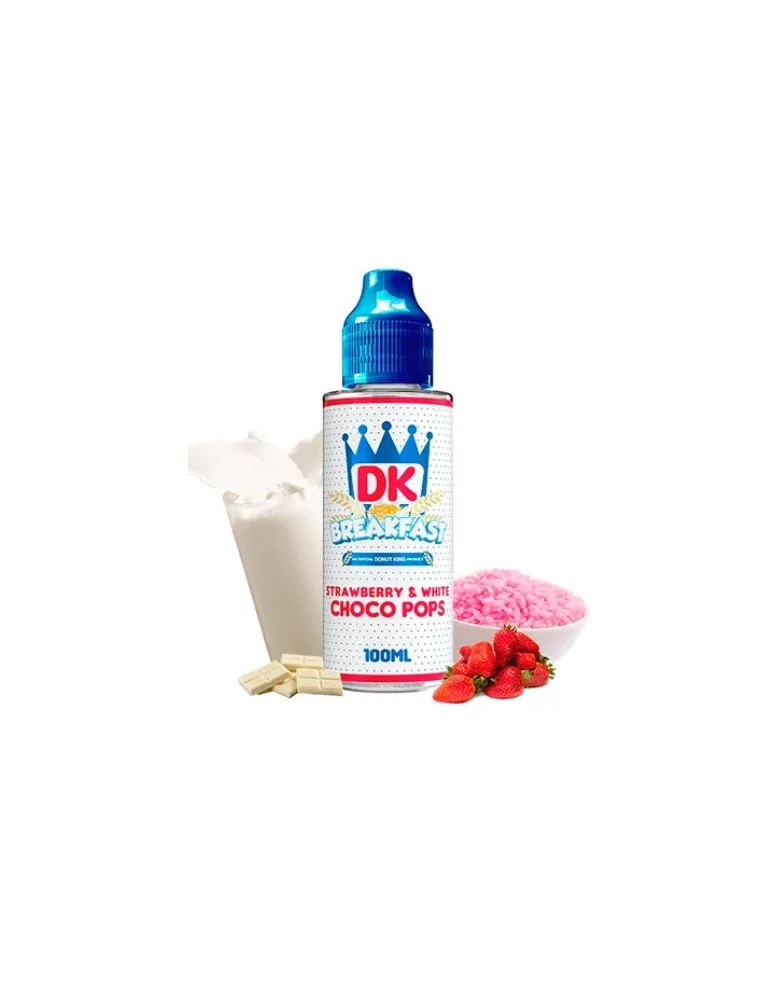 Donut King Breakfast Strawberry & White Choco Pops 100ml 0mg E-liquid