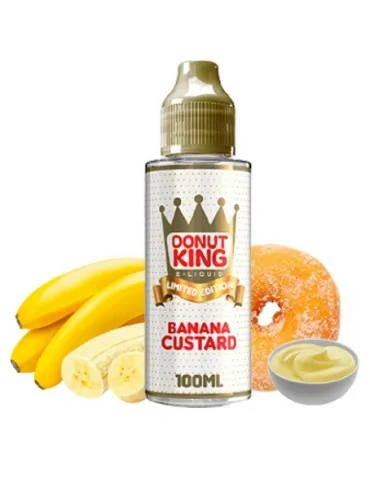 Donut King Limited Edition Banana Custard 100ml 0mg E-liquid
