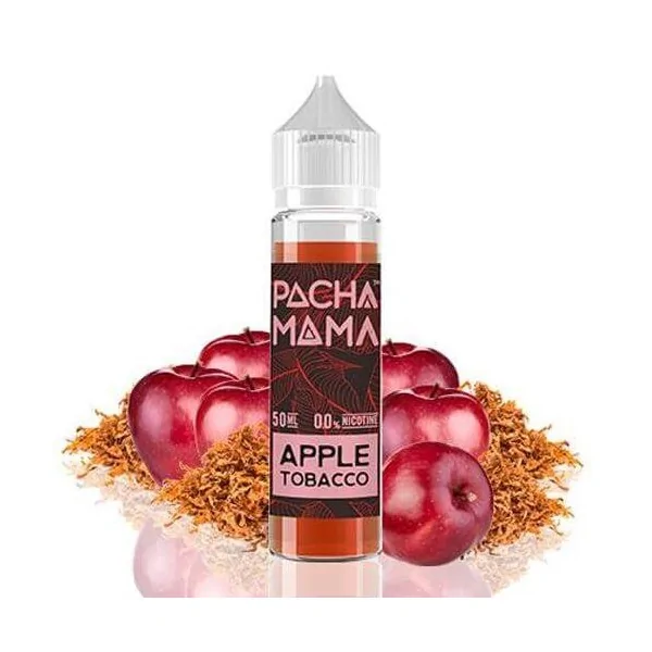 Pachamama Apple Tobacco 50ml 0 mg e-liquid shortfill