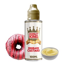 Donut King Limited Edition Rhubarb & Custard 100ml 0mg E-liquid