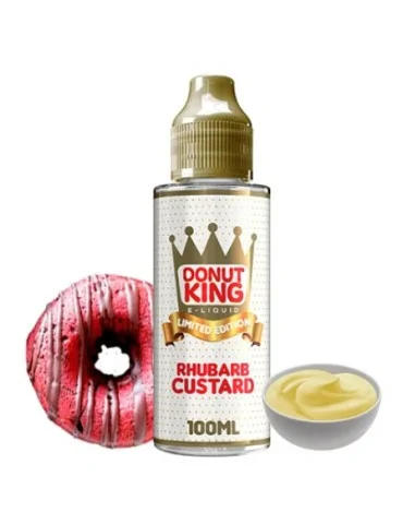 Donut King Limited Edition Rhubarb & Custard 100ml 0mg E-liquid