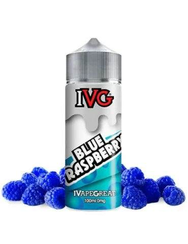 IVG Blue Raspberry 0mg 100ml E Liquid