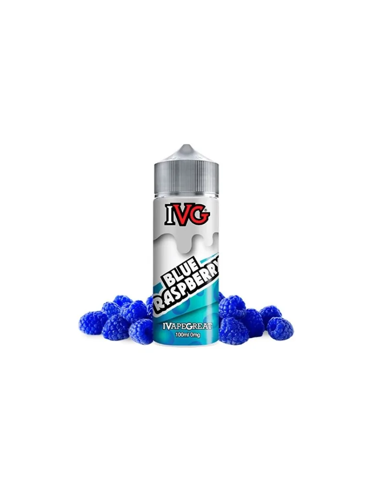 IVG Blue Raspberry 0mg 100ml E Liquid