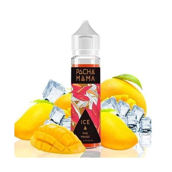 Pachamama Ice Pink Mango 50ml 0 mg e-liquid shortfill