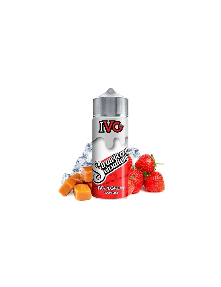 IVG Strawberry Sensations 100ml E Liquid: Dive into a Symphony of Sensational Strawberry Bliss