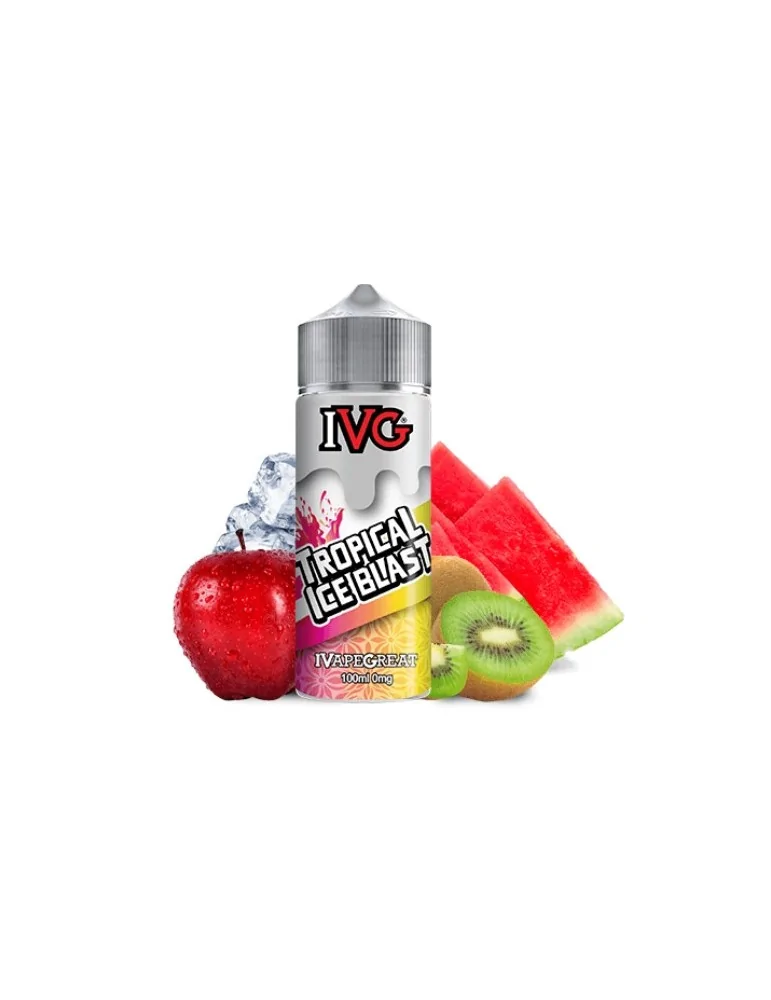 IVG Tropical Ice Blast 0mg 100ml E Liquid