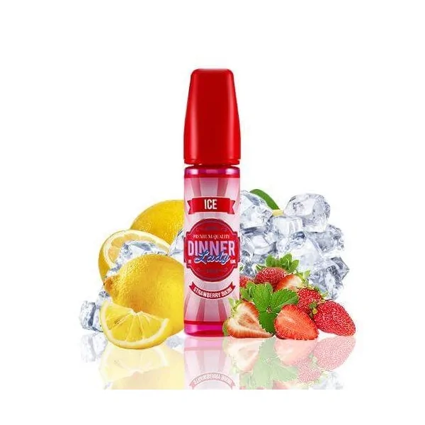 Dinner Lady Ice Strawberry Bikini 50ml 0 mg e-liquid shortfill