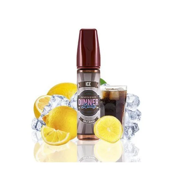 Dinner Lady Ice Cola Shades 50ml 0 mg e-liquid shortfill