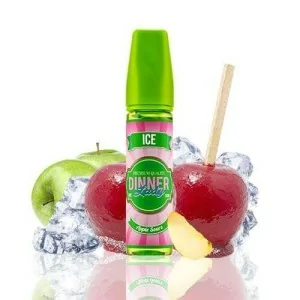 Dinner Lady Ice Apple Sours 50ml 0 mg e-liquid shortfill