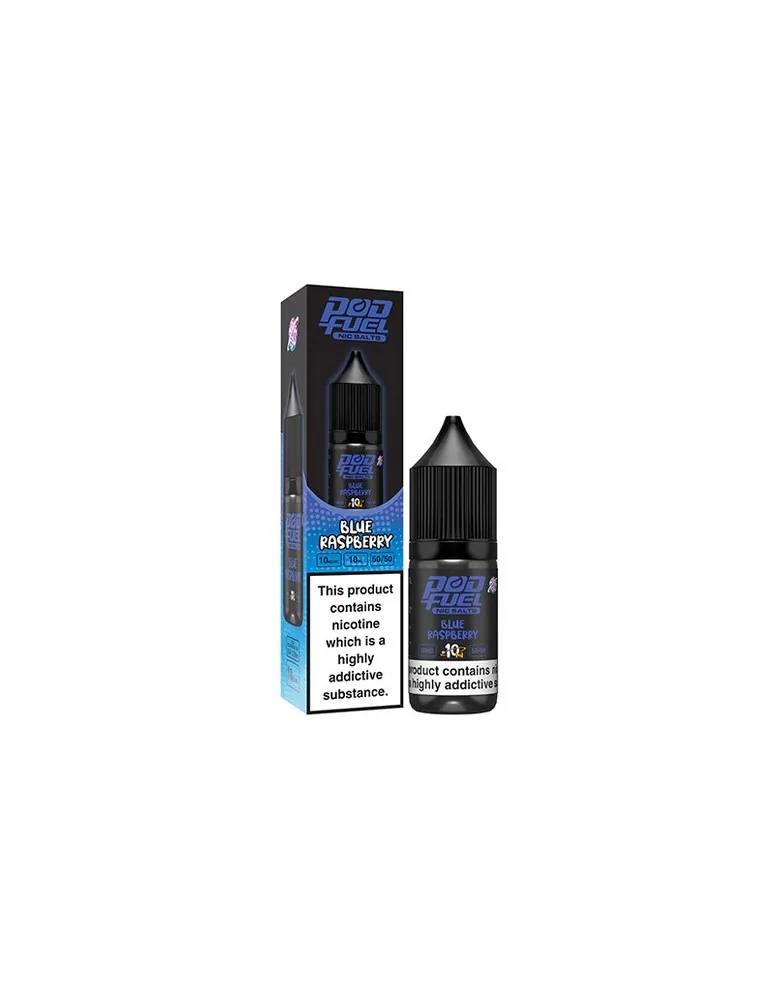 Pod Fuel Blue Raspberry 10ml 20mg Nic Salt E liquid