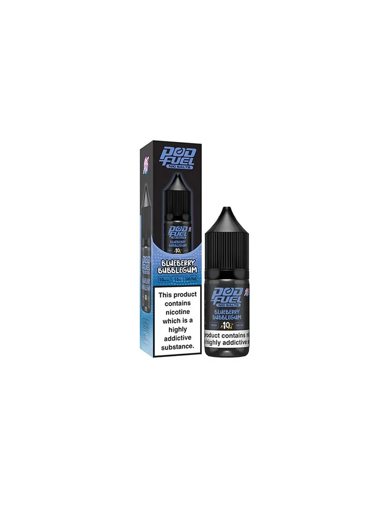 Pod Fuel Blueberry Bubblegum Nic Salt E-Liquid - 20mg 10ml