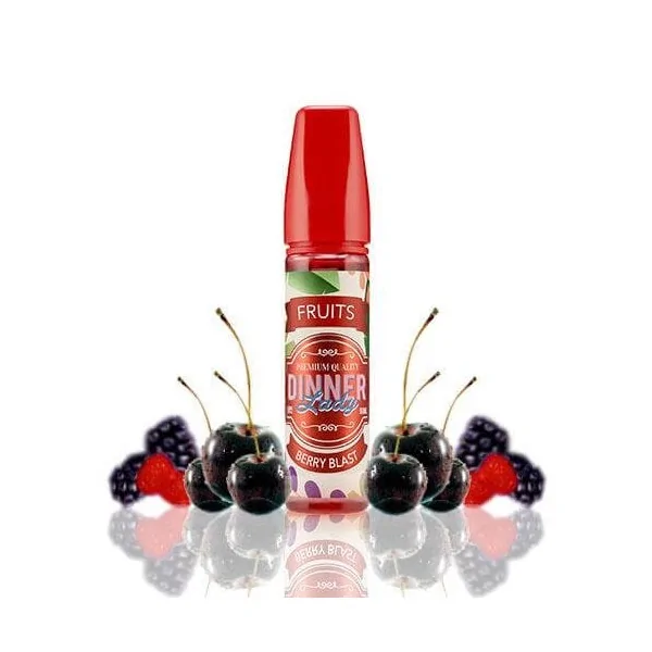 Dinner Lady Fruits Berry Blast 50ml 0 mg e-liquid shortfill