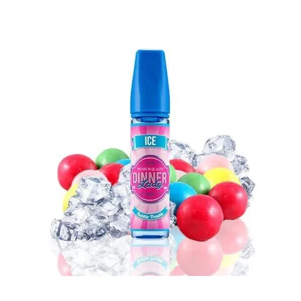 Dinner Lady Ice Bubble Trouble 50ml 0 mg e-liquid shortfill